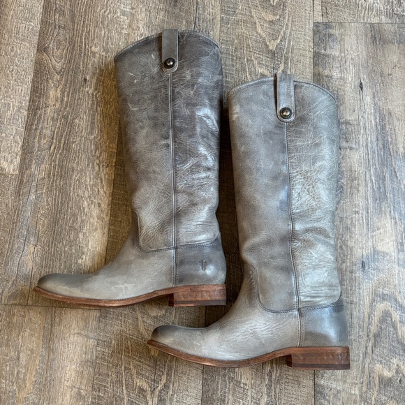 Frye Women's Heeled Boots - Grey - Picture 1 of 5